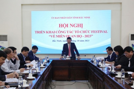 Bắc Ninh rà soát công tác tổ chức Festival “Về miền Quan họ 2023”