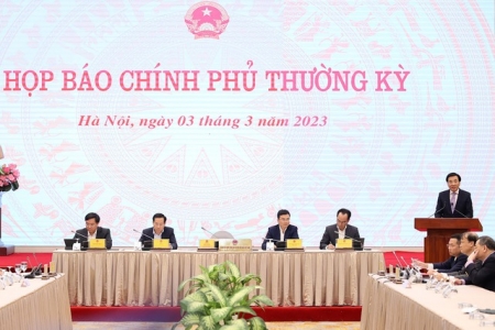 Họp báo Chính phủ thường kỳ tháng 02/2023