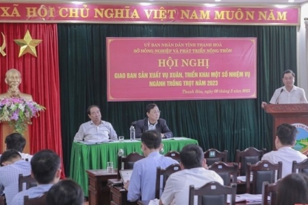 Thanh Hoá triển khai nhiệm vụ trọng tâm lĩnh vực trồng trọt năm 2023