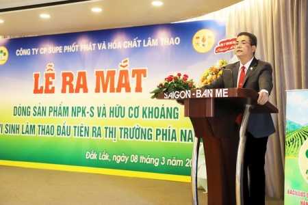 Supe Lâm Thao ra mắt dòng sản phẩm mới NPK-S vi sinh và Hữu cơ khoáng vi sinh tại phía Nam