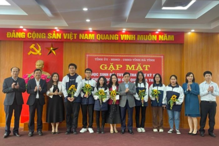 Hà Tĩnh xếp thứ 2 cả nước về số học sinh đoạt giải nhất kỳ thi học sinh giỏi quốc gia