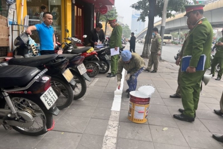 Cầu Giấy - Hà Nội: Quyết liệt trong công tác kiểm tra, xử lý vi phạm trật tự đô thị