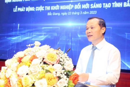 Bắc Giang phấn đấu nằm trong top 15 về phát triển hệ sinh thái khởi nghiệp đổi mới sáng tạo