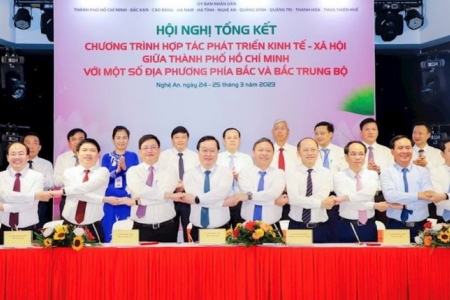 TP. Hồ Chí Minh và 9 tỉnh ký kết hợp tác phát triển kinh tế – xã hội