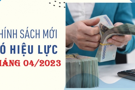 Những chính sách mới về BHXH, tiền lương công chức, viên chức có hiệu lực từ tháng 04/2023