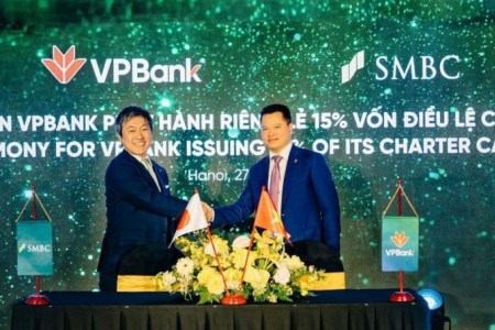 VPBank bán 15% vốn điều lệ cho Ngân hàng SMBC của Nhật Bản