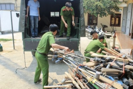 Thanh Hoá bắt giữ hàng chục vụ liên quan đến vũ khí, vật liệu nổ