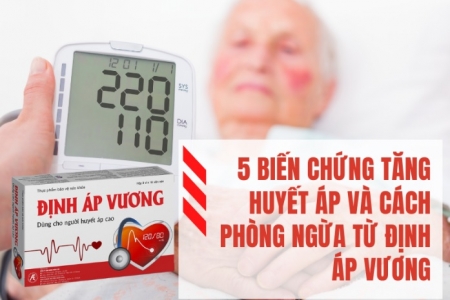 5 biến chứng tăng huyết áp và cách phòng ngừa từ Định Áp Vương