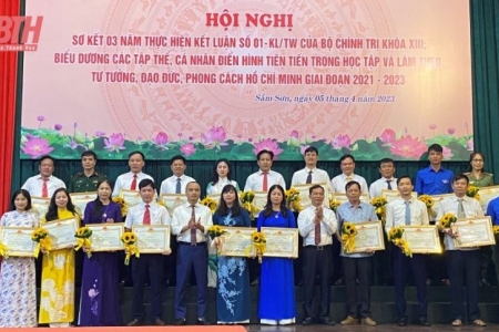 TP. Sầm Sơn tổ chức Hội nghị sơ kết 3 năm thực hiện Kết luận số 01-KL/TW của Bộ chính trị