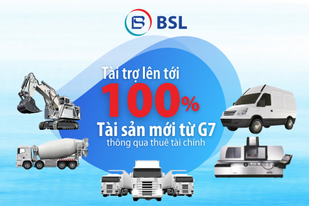 BSL cho thuê tài chính với tỷ lệ tài trợ lên đến 100%