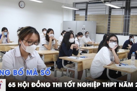 Danh sách 65 mã hội đồng thi tốt nghiệp THPT năm 2023