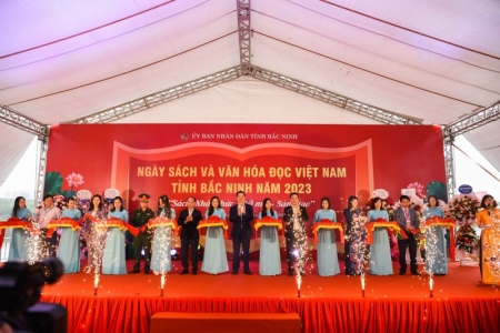 Gần 2 triệu bản sách trưng bày tại Ngày Sách và Văn hóa đọc tỉnh Bắc Ninh 2023