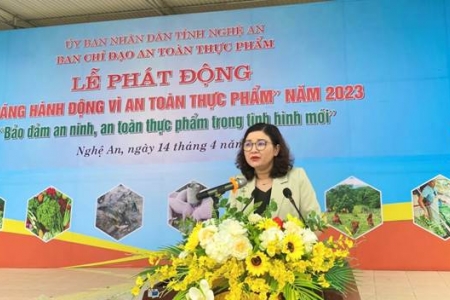 Nghệ An phát động “Tháng hành động vì an toàn thực phẩm” năm 2023