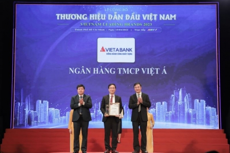 VietABank vinh dự nhận giải thưởng Thương hiệu dẫn đầu Việt Nam