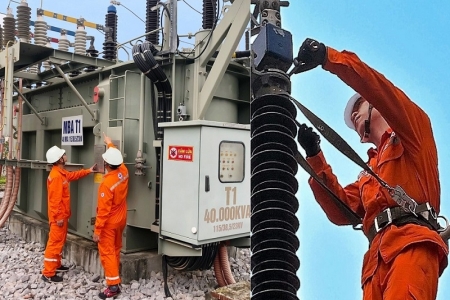 Đóng điện Dự án đường dây 110kV Quảng Xương - Sầm Sơn