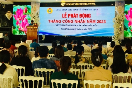 Bình Định: Phát động Tháng Công nhân năm 2023