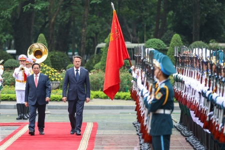 Thủ tướng Phạm Minh Chính đón, hội đàm với Thủ tướng Luxembourg