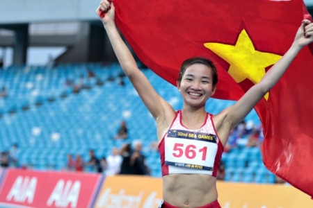 "Cô gái vàng" của điền kinh Việt Nam-Nguyễn Thị Oanh đoạt tấm HCV thứ 4 tại SEA Games