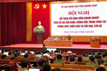 Quảng Ninh: Đối thoại, tháo gỡ khó khăn cho cộng đồng doanh nghiệp trong công tác phòng cháy chữa cháy