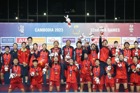 Bóng đá Nữ vô địch, Việt Nam đã có 124 HCV trong SEA Games 32