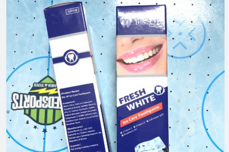 Thu hồi toàn quốc lô kem đánh răng Bis up ice care Toothpaste