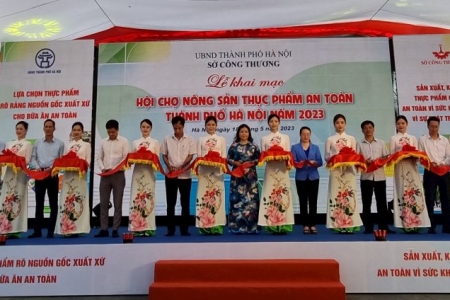 Hội chợ Nông sản, thực phẩm an toàn thành phố Hà Nội năm 2023