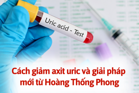 Các cách giảm axit uric và giải pháp mới từ Hoàng Thống Phong