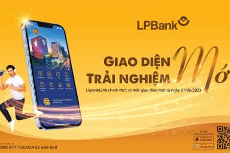 Ứng dụng ngân hàng số của LPBank khoác “tấm áo” mới