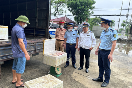 Phát hiện phương tiện vận chuyển 119kg nội tạng động vật không rõ nguồn gốc xuất xứ