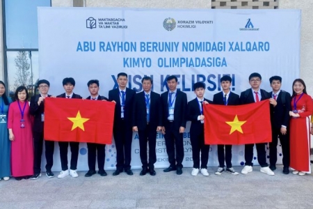 Bắc Ninh có 2 học sinh giành huy chương tại Kỳ thi Olympic Hóa học quốc tế Abu Reikhan Beruniy