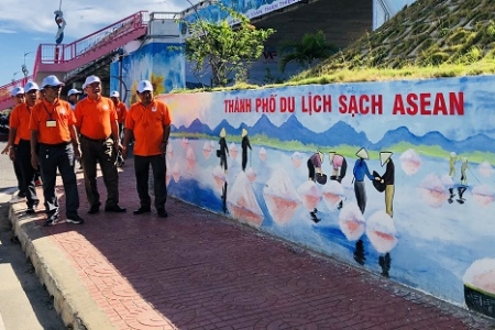 TP. Quy Nhơn: Khánh thành công trình tranh bích họa và các điểm check in du lịch