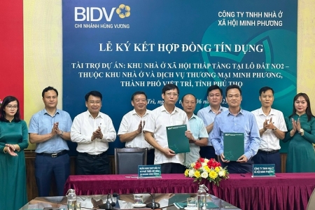 BIDV: Ngân hàng đầu tiên ký hợp đồng tín dụng tài trợ dự án nhà ở xã hội