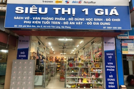 Tiên Lãng (Hải Phòng): Khách hàng phản ánh Siêu thi 1 giá bán hàng hóa nước ngoài không có tem nhãn phụ Tiếng Việt