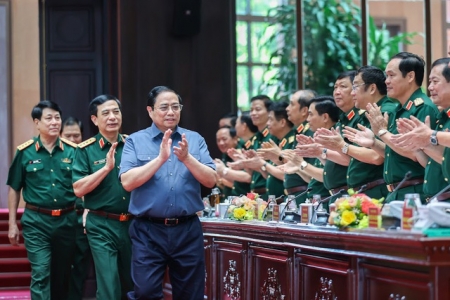 Thủ tướng Phạm Minh Chính: Phát huy tinh thần 3 không về quân sự, quốc phòng