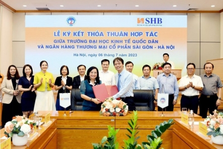 SHB tăng cường hợp tác với Trường Đại học Kinh tế quốc dân