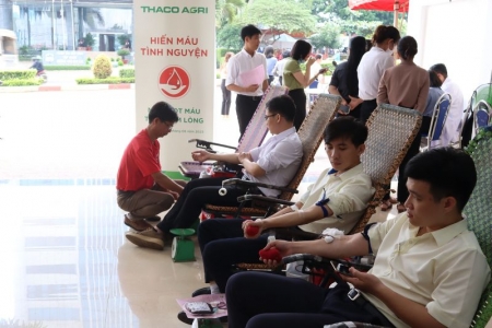 THACO AGRI tổ chức chương trình hiến máu tình nguyện năm 2023