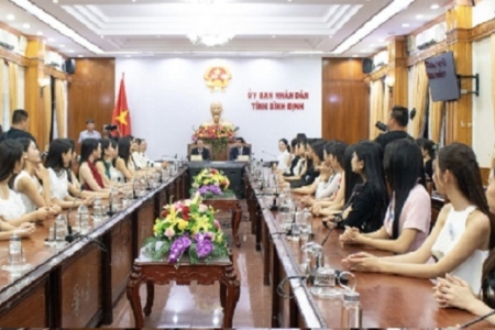 Bình Định: UBND tỉnh gặp mặt thí sinh tham dự Miss World Vietnam - 2023