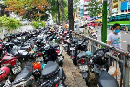 TP. Hồ Chí Minh: Sử dụng tạm thời một phần lòng đường, hè phố phải nộp phí theo quy định