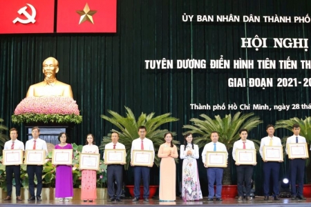 TP. Hồ Chí Minh tuyên dương 142 tập thể và cá nhân điển hình tiên tiến giai đoạn 2021 - 2023