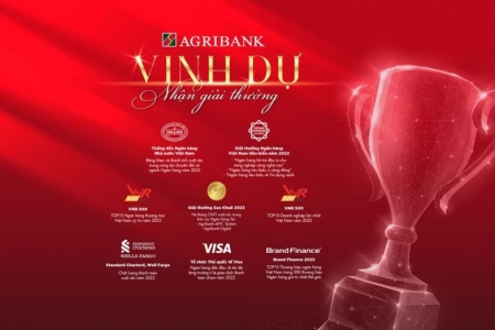 Agribank khẳng định thương hiệu qua nhiều giải thưởng