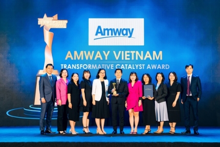 Amway Việt Nam lần thứ 4 nhận giải thưởng Nơi làm việc tốt nhất châu Á và Đội ngũ lãnh đạo đột phá