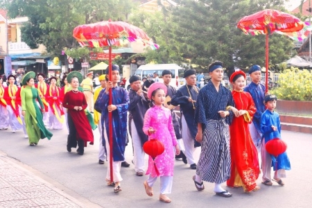 Hội An: Tái hiện đám cưới Công nữ Ngọc Hoa- người Việt đầu tiên lấy chồng Nhật Bản