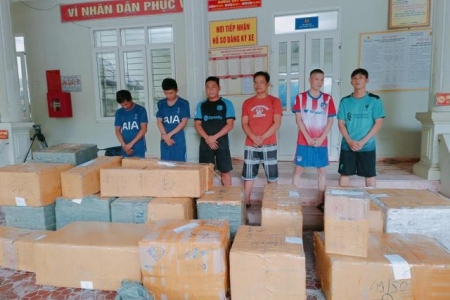 Hà Tĩnh: Bắt nhóm đối tượng buôn bán, tàng trữ hơn 3,2 tấn pháo