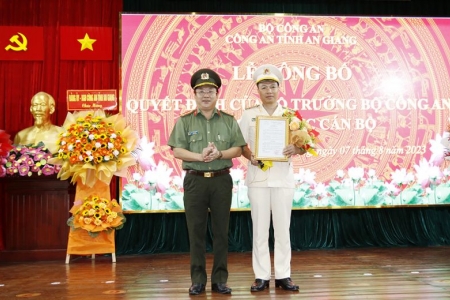 Đại tá Nguyễn Thanh Hà giữ chức Phó giám đốc Công an tỉnh An Giang