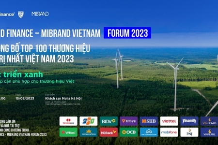 Sắp công bố bảng xếp hạng 100 thương hiệu giá trị nhất Việt Nam 2023