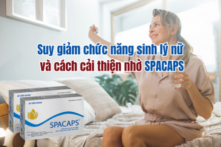 Suy giảm chức năng sinh lý nữ và cách cải thiện nhờ Spacaps