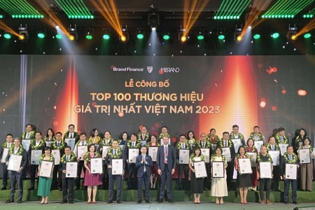 Vietjet là một trong 100 thương hiệu giá trị nhất Việt Nam