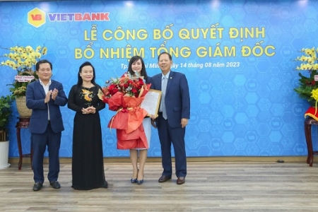 Bà Trần Tuấn Anh giữ chức Tổng giám đốc Vietbank