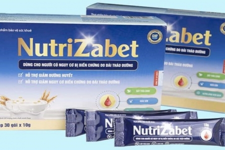 Cảnh báo thực phẩm bảo vệ sức khỏe Nutrizabet vi phạm Luật Quảng cáo