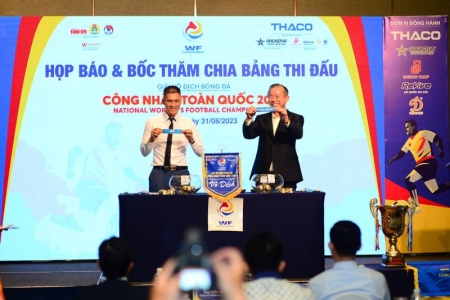 THACO là nhà tài trợ Kim cương cho Giải Bóng đá công nhân toàn quốc 2023